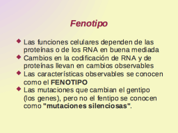 Fenotipo