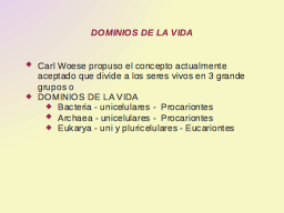 Concepto de Dominios