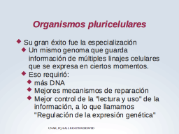 Vetajas de la pluricelularidad