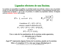 Unión de ligandos a una proteína
