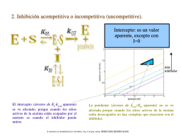 inhibición acompetitiva