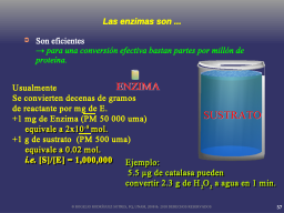 Son eficientes y no se consumen en la RXN