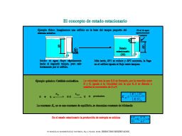 el concepto de estado estacionario (SS)