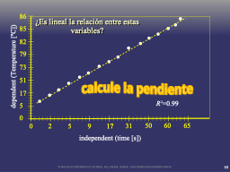 La escala de representación y la aparente linearidad