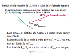 Significadode kcat/Km