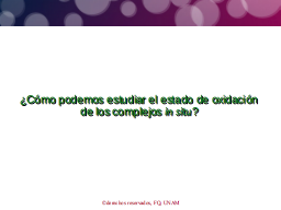 Medicion del estado redox