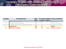 Complejo IV