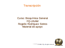 Transcripción