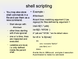 Sample of BASH scripting