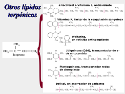 Otros lípidos termpénicos